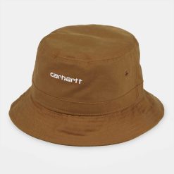 Carhartt WIP Script Bucket Hat Hamilton Brown / White