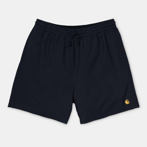 Carhartt WIP Chase Swim Trunk Black / Gold