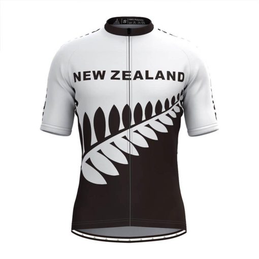 Freestylecycling New Zealand Men’s Cycling Jersey White / Black
