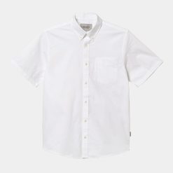Carhartt Button Down Pocket Shirt White
