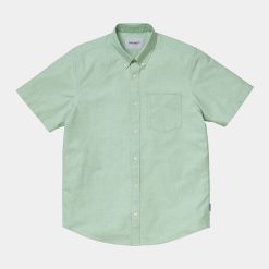 Carhartt Button Down Pocket Shirt Mineral Green