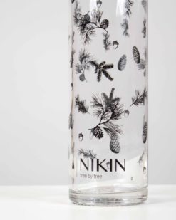 Nikin TreeBottle Glass Allover Pines-Black 600ml