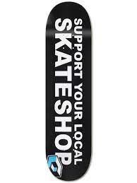 Consolidated Support your Local Skateshop Black 8.5″