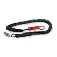 North Handle Pass Leash Black Red