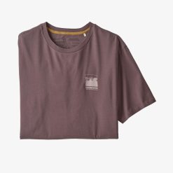 Patagonia Men’s Alpine Icon Regenerative Organic Cotton T-Shirt – Dusky Brown DUBN