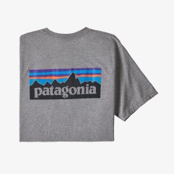 Patagonia P-6 Logo Responsibili-Tee® Gravel Heather GLH