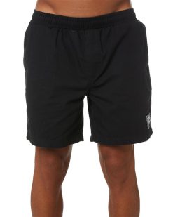 Rip Curl Solid Rock Volley Washed Black