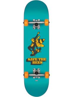 Globe KIDS SAVE THE BEES MID BLUE 7.6