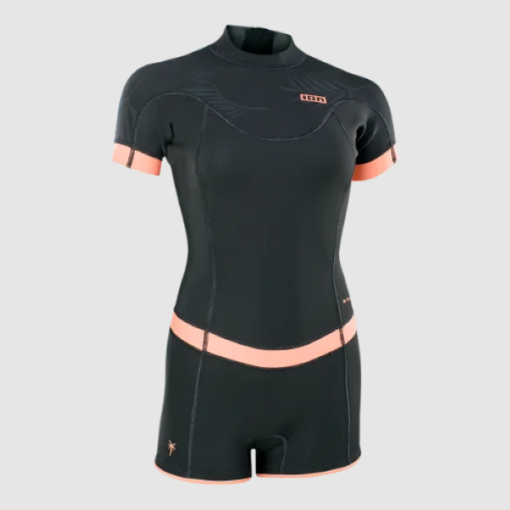 ION Wetsuit Amaze Shorty 2.5 SS Bzip Women Black