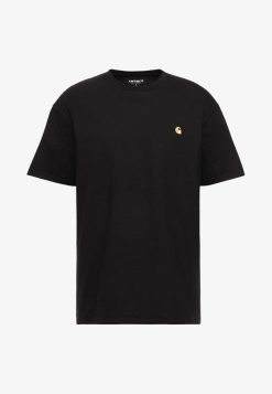 Carhartt S/S Chase T-Shirt Black / Gold