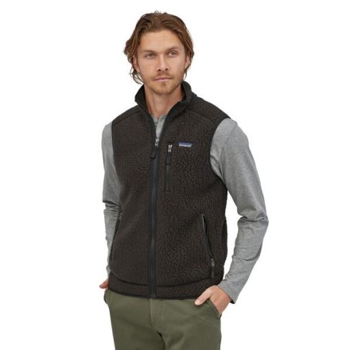 Patagonia Men’s Retro Pile Fleece Vest Black BLK