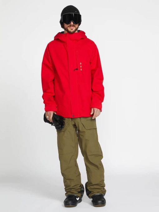 Volcom Dua Ins Gore Jacket Red