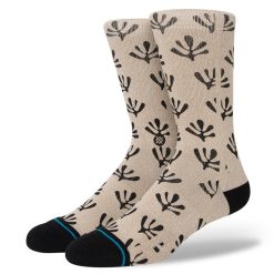Stance Deserted Crew Socks Khaki