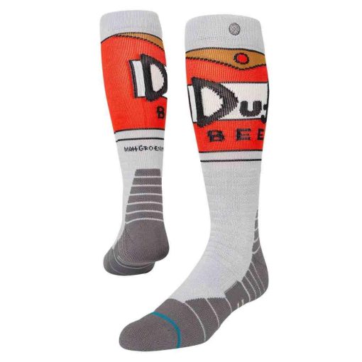 Stance Duff Beer Snow Socks Grey