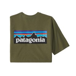 Patagonia Men’s P-6 Logo Responsibili-Tee® Wyomind Green WYGN