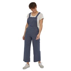 Patagonia Women’s Stand Up Cropped Overalls Smolder Blue SMDB