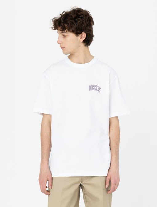 Dickies Aitkin Chest Tee White
