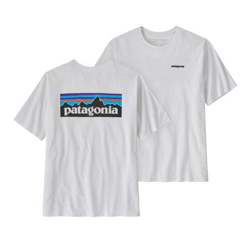 Patagonia P-6 Logo Responsibili-Tee® White WHI