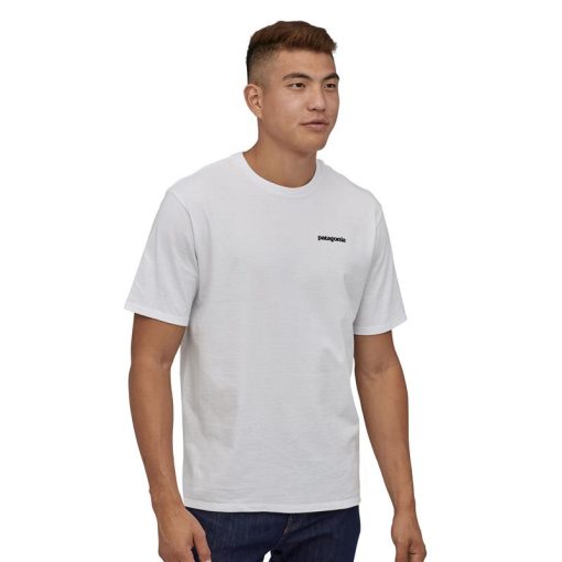 Patagonia P-6 Logo Responsibili-Tee® White WHI