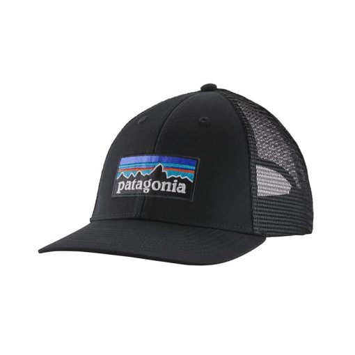 Patagonia P-6 Logo LoPro Trucker Hat Black BLK