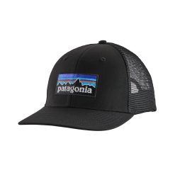 Patagonia P-6 Logo Trucker Hat Black BLK