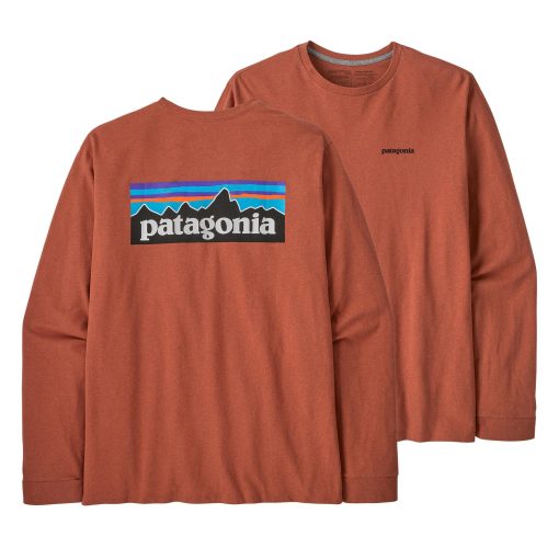 Patagonia Men’s Long-Sleeved P-6 Logo Responsibili-Tee® QZCO