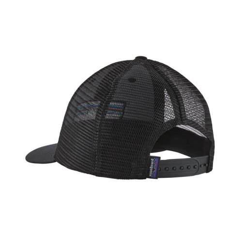 Patagonia P-6 Logo LoPro Trucker Hat Black BLK