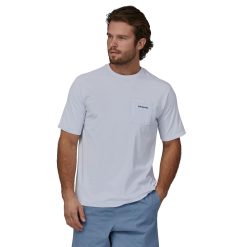 Patagonia Men’s Boardshort Logo Pocket Responsibili-Tee White WHI
