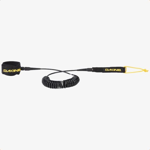 Dakine SUP Coiled Ankle Leash 10’X3/16″ Black