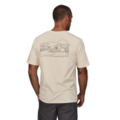 Patagonia Men’s Lost and Found Organic Pocket T-Shirt Undyed Natural UDNL