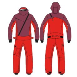 Drydor Quantum Pro Women Red/Red Climatec SUP suit