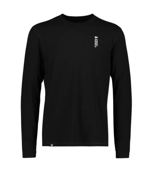 Mons Royale Cascade LS Black Mens