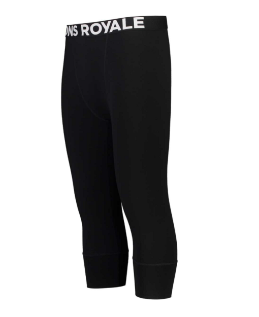 Mons Royale Cascade 3/4 Legging Black Mens