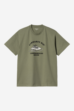 Carhartt WIP S/S Underground Sounds T-Shirt Dollar Green
