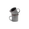 Barebones Mug/Enamel Set 2 Pcs Slate Grey