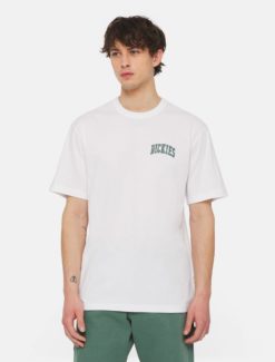 Dickies Aitkin Chest Tee White/Green