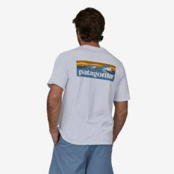 Patagonia M’s Boardshort Logo Pocket Responsibili-Tee WHI