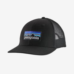Patagonia P-6 Logo Trucker Hat BLK