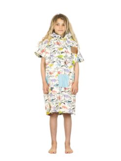 All In Baby Poncho Dino