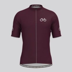 Men’s Ride Forever Cycling Jersey – Claret