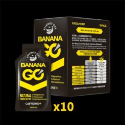 BANANAGO ENERGY GEL (CAFFEINE) Black BOX