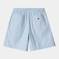 W‘ Nota Short Cotton Poplin Bova Stripe, Bluebird
